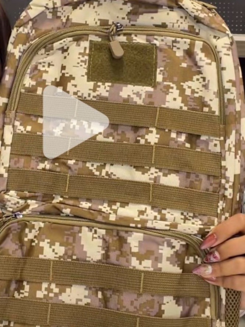 Camo Backpack NWT
